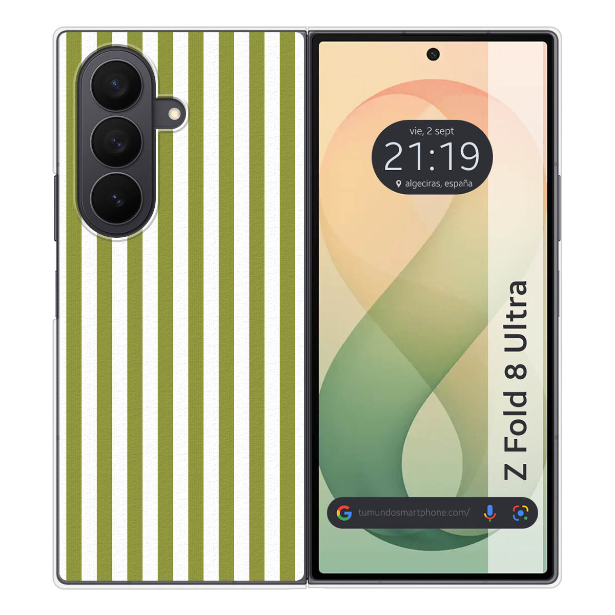 Funda Silicona para Samsung Galaxy Z Fold 8 Ultra 5G diseño Lines 02 Dibujos
