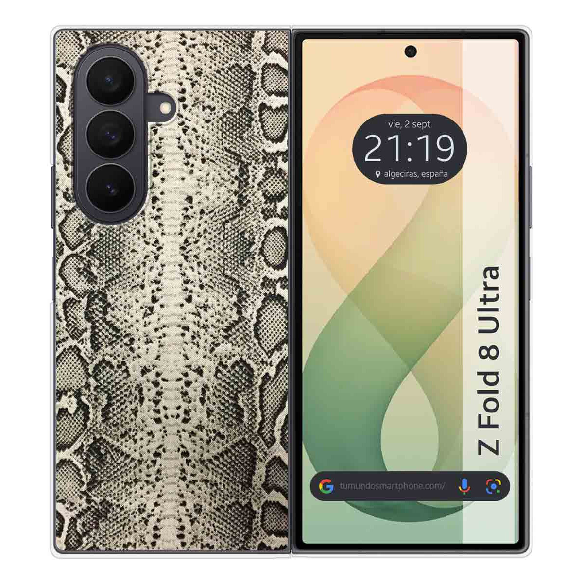 Funda Silicona para Samsung Galaxy Z Fold 8 Ultra 5G diseño Animal 01 Dibujos