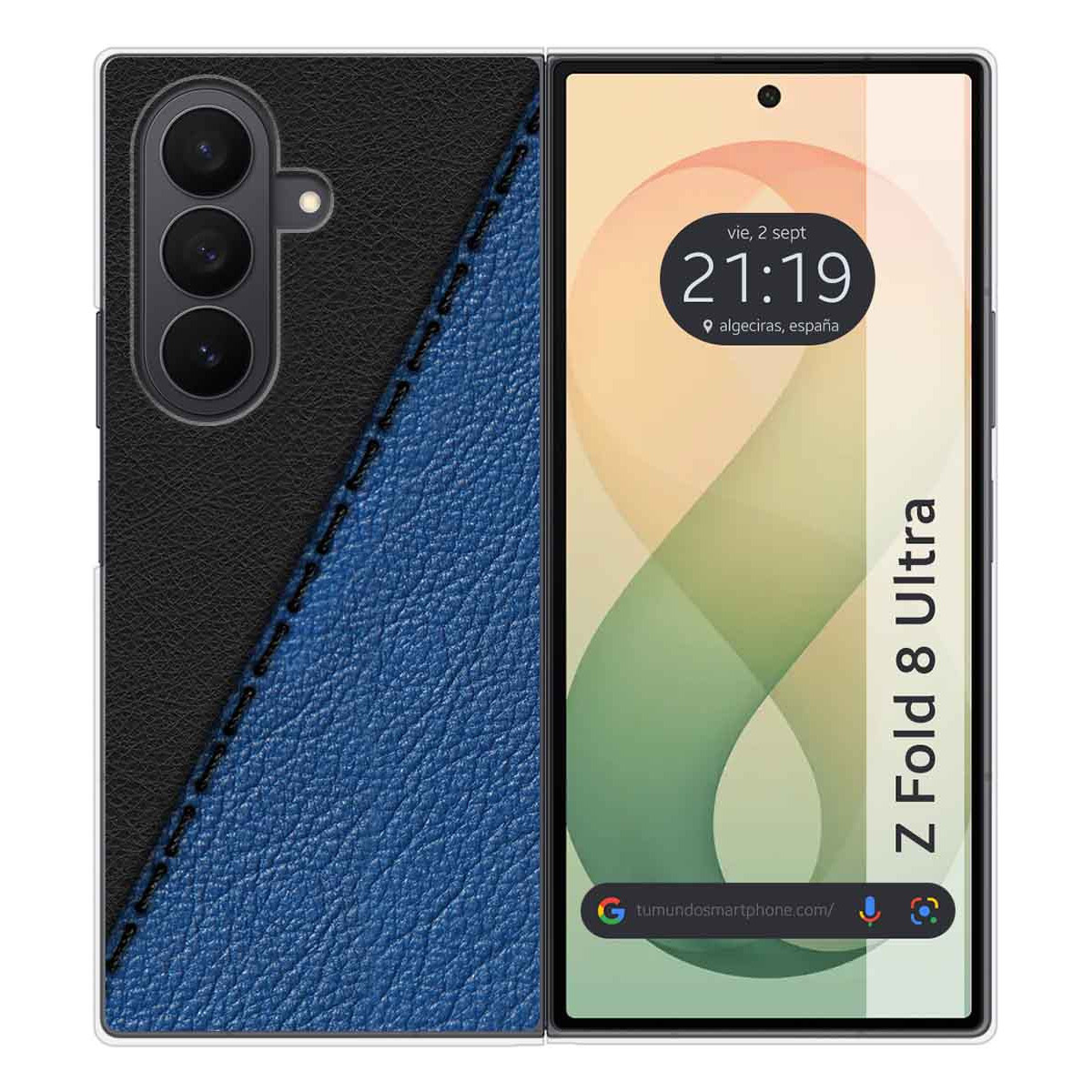 Funda Silicona para Samsung Galaxy Z Fold 8 Ultra 5G diseño Cuero 02 Dibujos