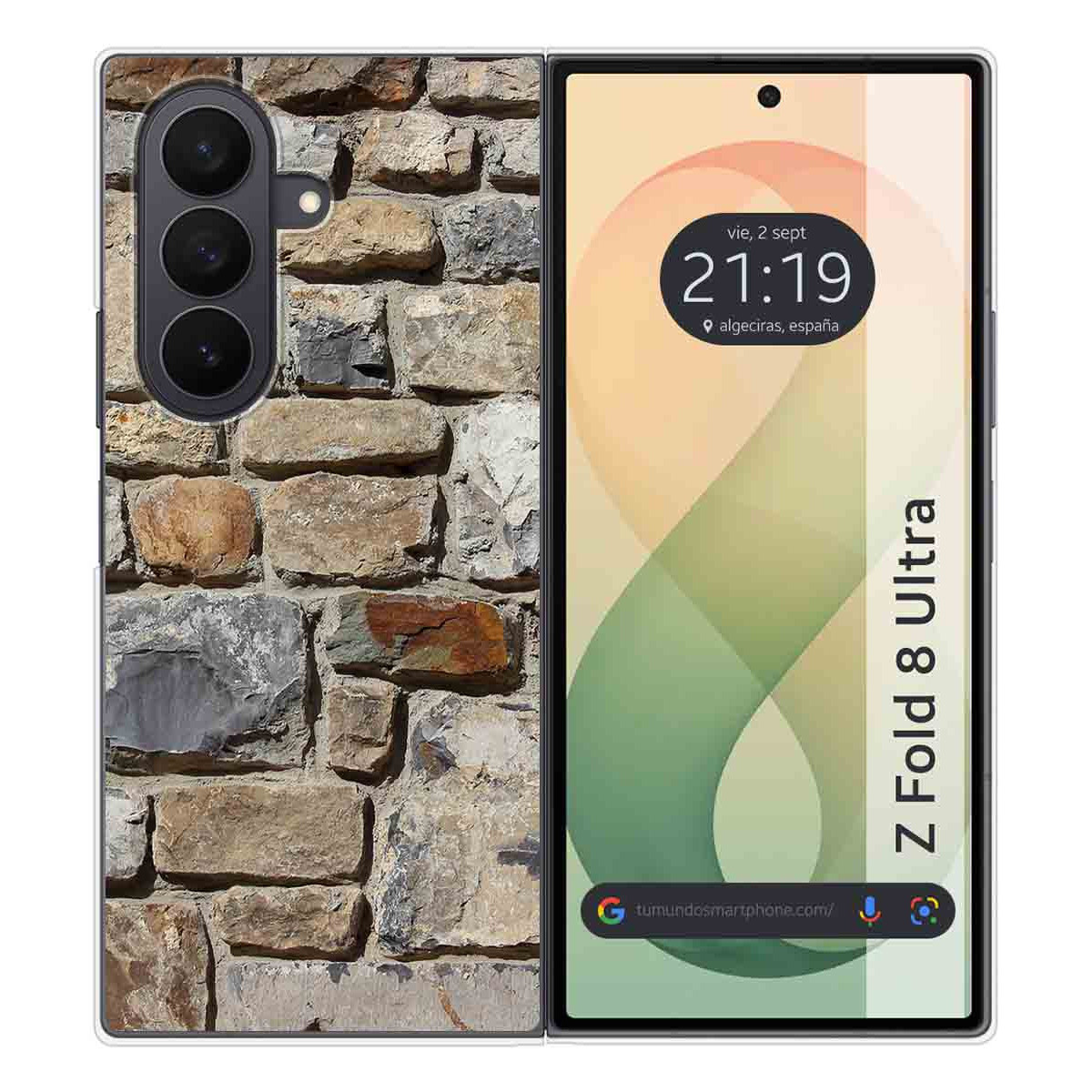 Funda Silicona para Samsung Galaxy Z Fold 8 Ultra 5G diseño Ladrillo 03 Dibujos