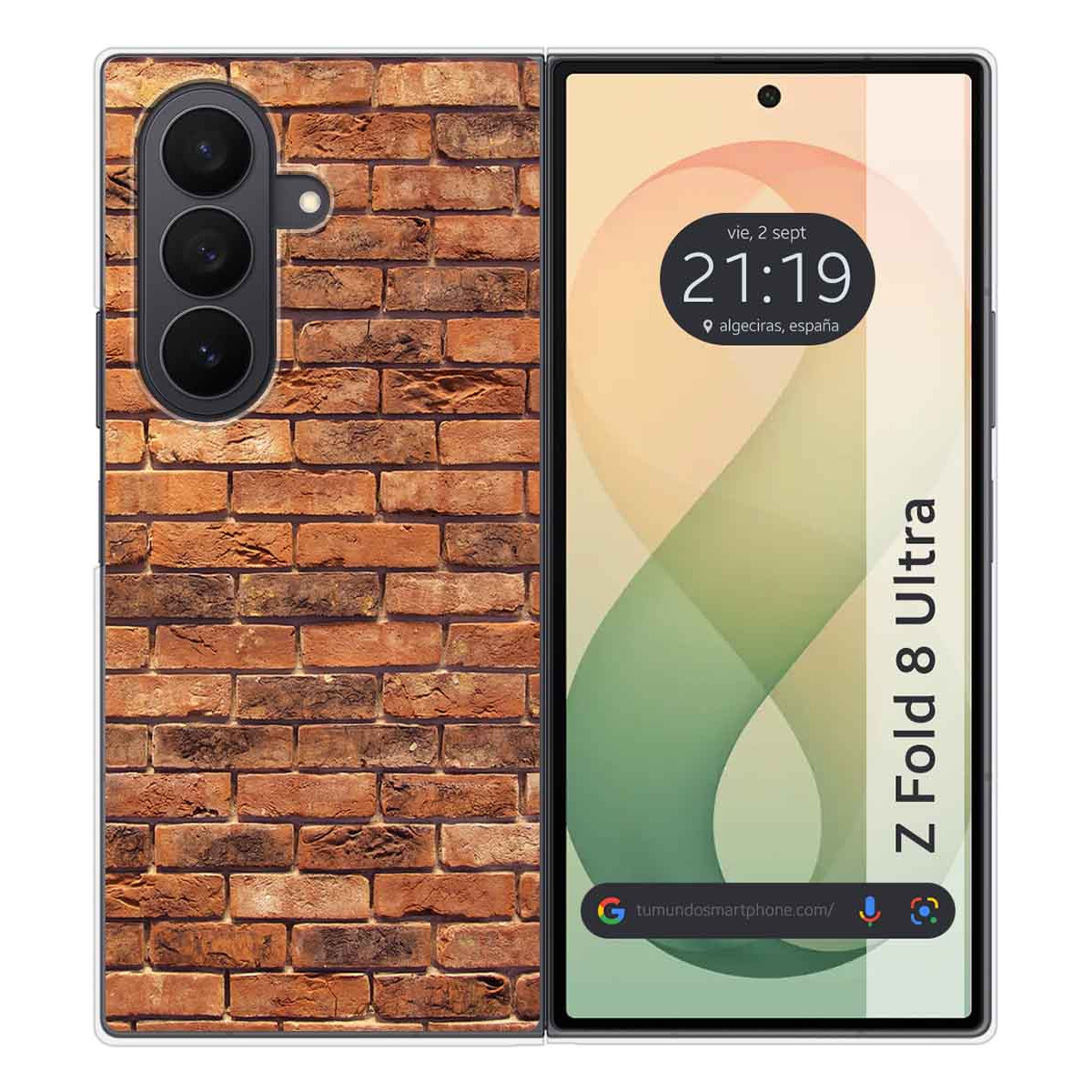 Funda Silicona para Samsung Galaxy Z Fold 8 Ultra 5G diseño Ladrillo 04 Dibujos