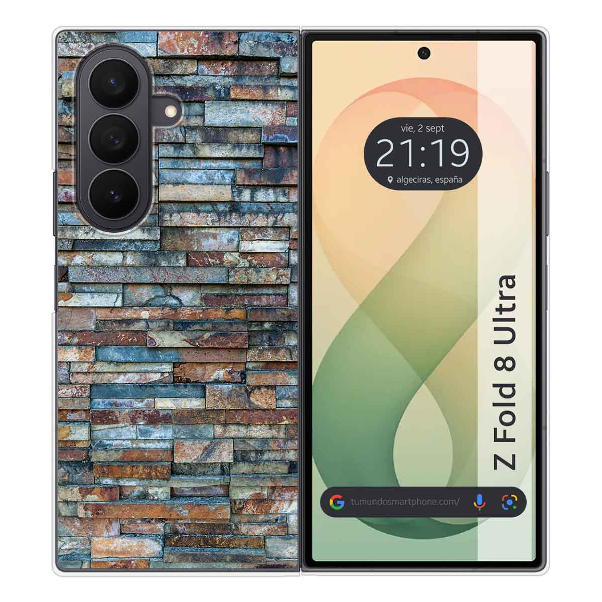 Funda Silicona para Samsung Galaxy Z Fold 8 Ultra 5G diseño Ladrillo 05 Dibujos