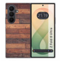 Funda Silicona para Samsung Galaxy Z Fold 8 Ultra 5G diseño Madera 03 Dibujos