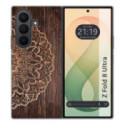 Funda Silicona para Samsung Galaxy Z Fold 8 Ultra 5G diseño Madera 06 Dibujos