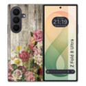 Funda Silicona para Samsung Galaxy Z Fold 8 Ultra 5G diseño Madera 08 Dibujos