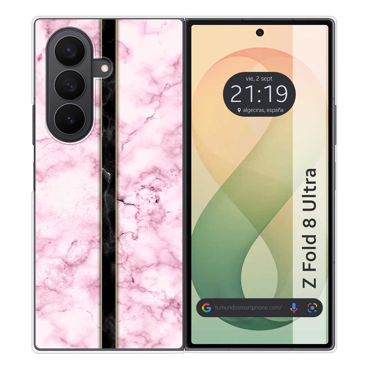 Funda Silicona para Samsung Galaxy Z Fold 8 Ultra 5G diseño Mármol 04 Dibujos
