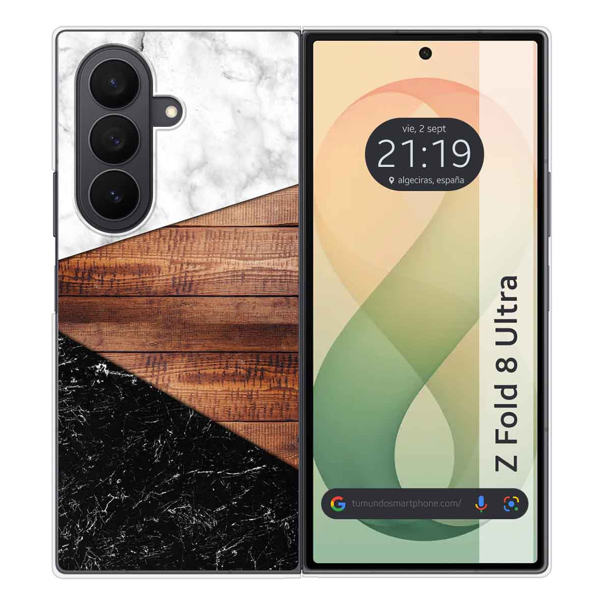 Funda Silicona para Samsung Galaxy Z Fold 8 Ultra 5G diseño Mármol 11 Dibujos