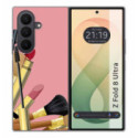 Funda Silicona para Samsung Galaxy Z Fold 8 Ultra 5G diseño Brochas Dibujos