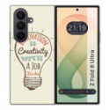 Funda Silicona para Samsung Galaxy Z Fold 8 Ultra 5G diseño Creativity Dibujos