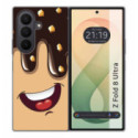 Funda Silicona para Samsung Galaxy Z Fold 8 Ultra 5G diseño Helado Chocolate Dibujos