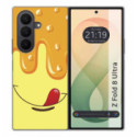 Funda Silicona para Samsung Galaxy Z Fold 8 Ultra 5G diseño Helado Vainilla Dibujos