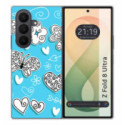 Funda Silicona para Samsung Galaxy Z Fold 8 Ultra 5G diseño Mariposas Dibujos