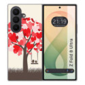 Funda Silicona para Samsung Galaxy Z Fold 8 Ultra 5G diseño Pajaritos Dibujos