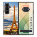 Funda Silicona para Samsung Galaxy Z Fold 8 Ultra 5G diseño Paris Dibujos