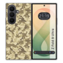 Funda Silicona para Samsung Galaxy Z Fold 8 Ultra 5G diseño Sand Camuflaje Dibujos