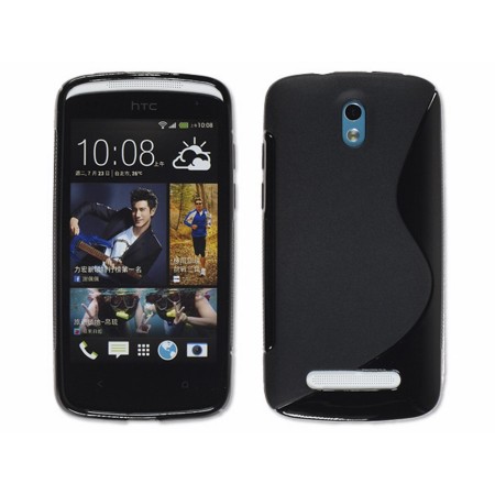 Funda Gel Tpu HTC Desire 500 S Line Color Negra