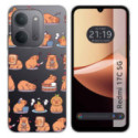 Funda Silicona Transparente para Xiaomi Redmi 17C 5G diseño Capibara 01 Dibujos