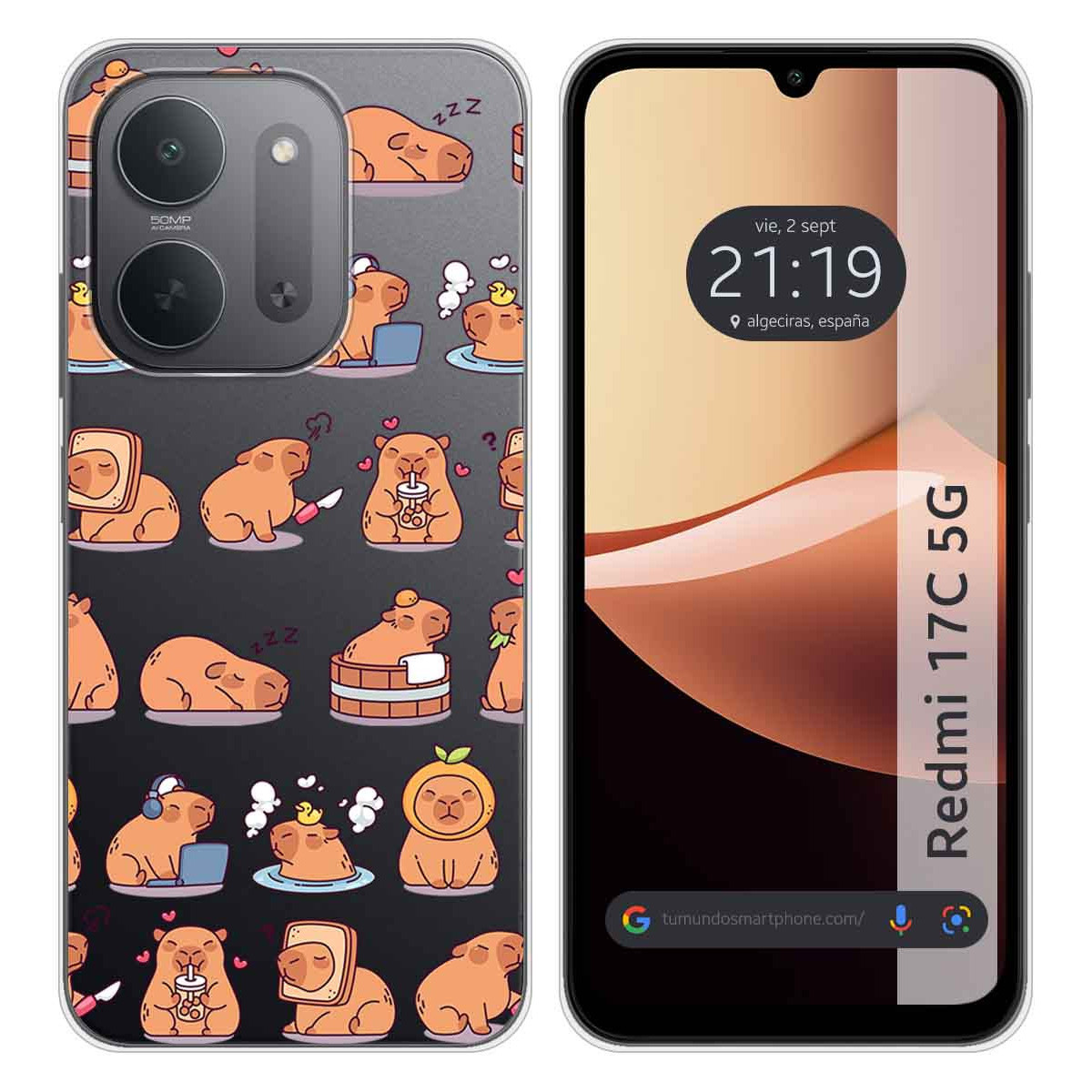 Funda Silicona Transparente para Xiaomi Redmi...