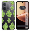 Funda Silicona Transparente para Xiaomi Redmi 17C 5G diseño Cactus Dibujos