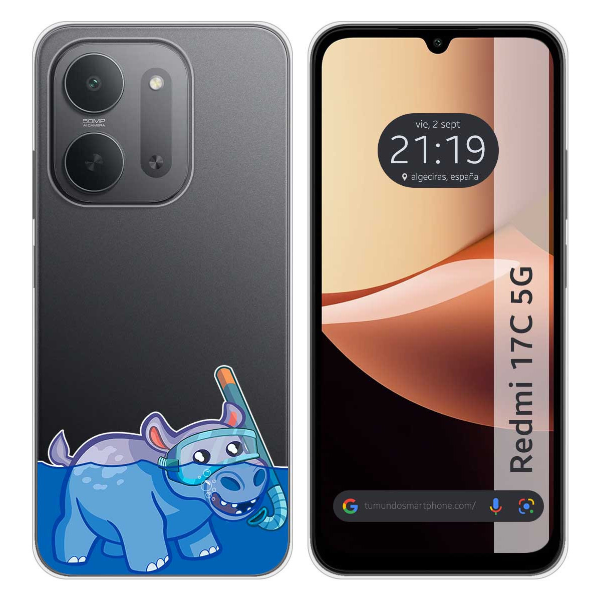Funda Silicona Transparente para Xiaomi Redmi...