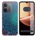 Funda Silicona Transparente para Xiaomi Redmi 17C 5G diseño Mandala Dibujos