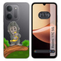 Funda Silicona Transparente para Xiaomi Redmi 17C 5G diseño Mono Dibujos