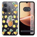 Funda Silicona Transparente para Xiaomi Redmi 17C 5G diseño Piña Dibujos