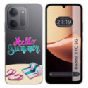 Funda Silicona Transparente para Xiaomi Redmi 17C 5G diseño Summer Dibujos