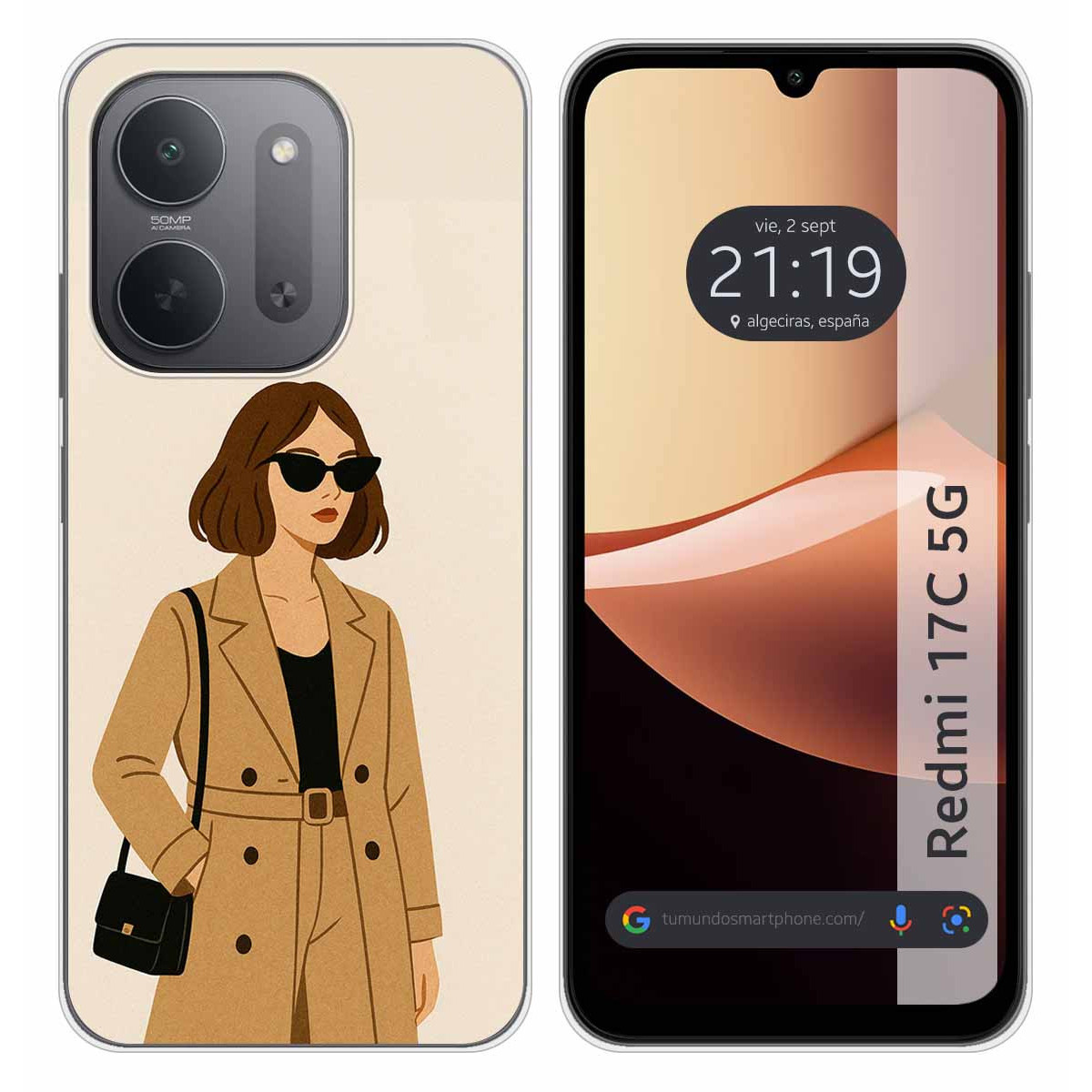Funda Silicona para Xiaomi Redmi 17C 5G diseño...