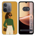 Funda Silicona para Xiaomi Redmi 17C 5G diseño Mujer 02 Dibujos