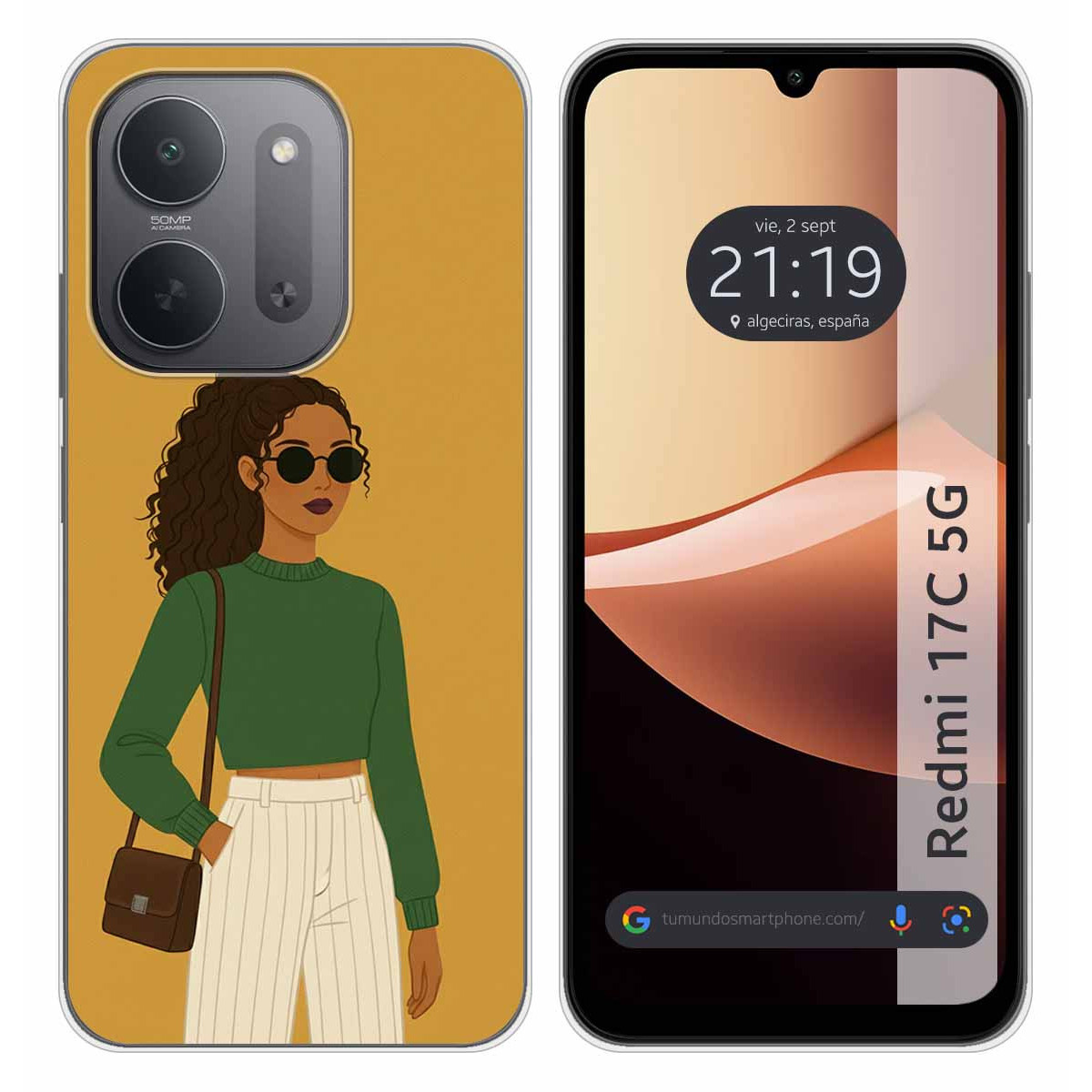 Funda Silicona para Xiaomi Redmi 17C 5G diseño...