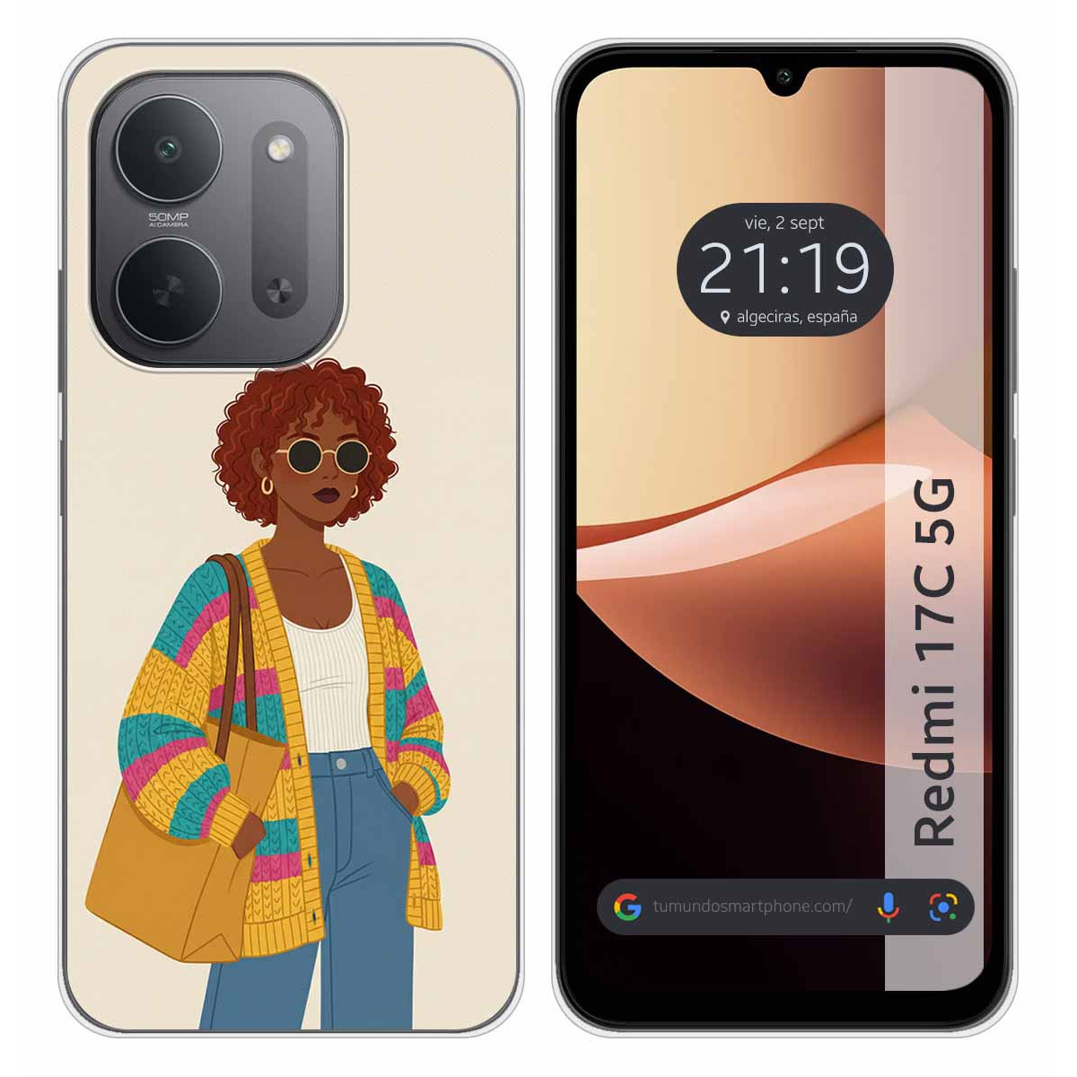 Funda Silicona para Xiaomi Redmi 17C 5G diseño...