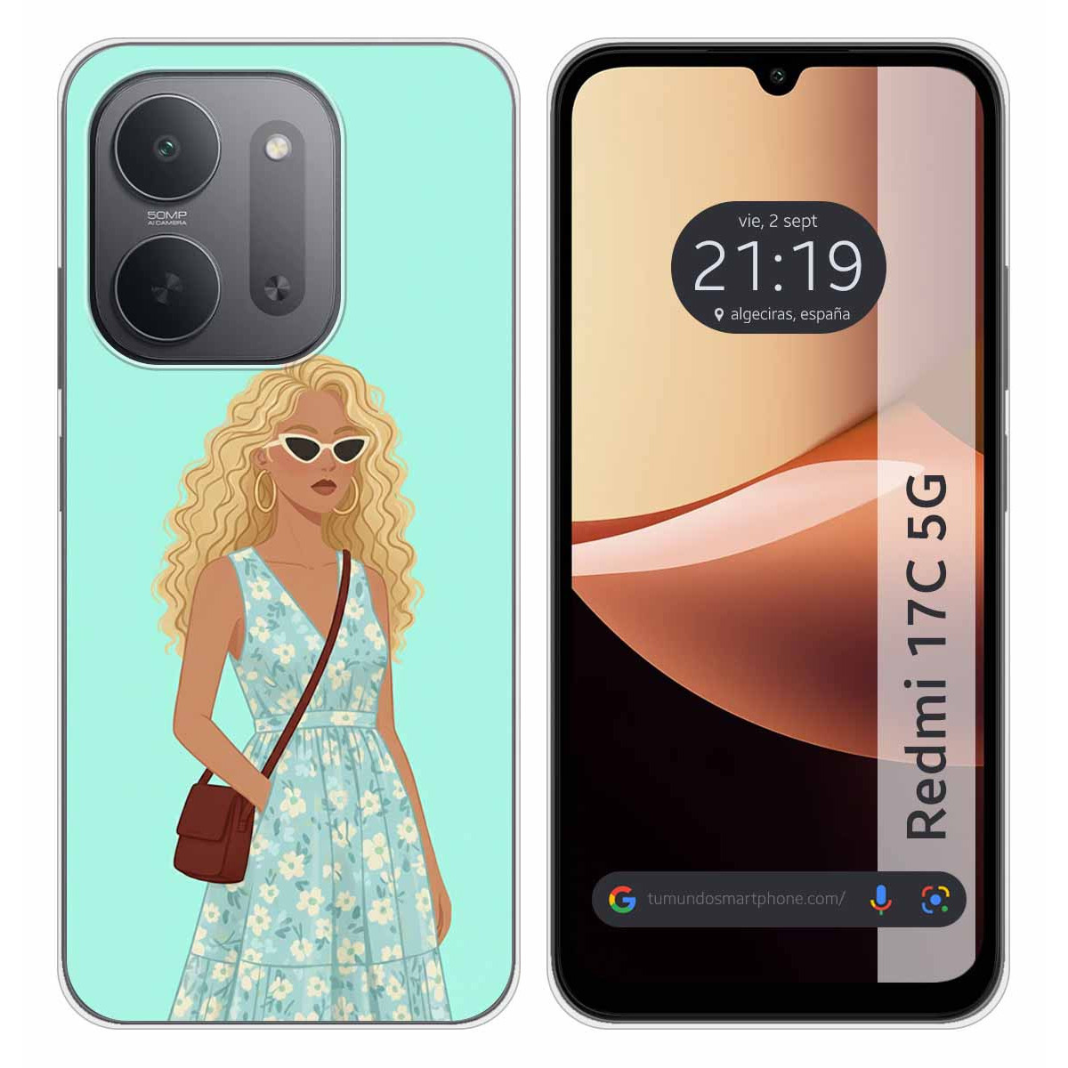 Funda Silicona para Xiaomi Redmi 17C 5G diseño...