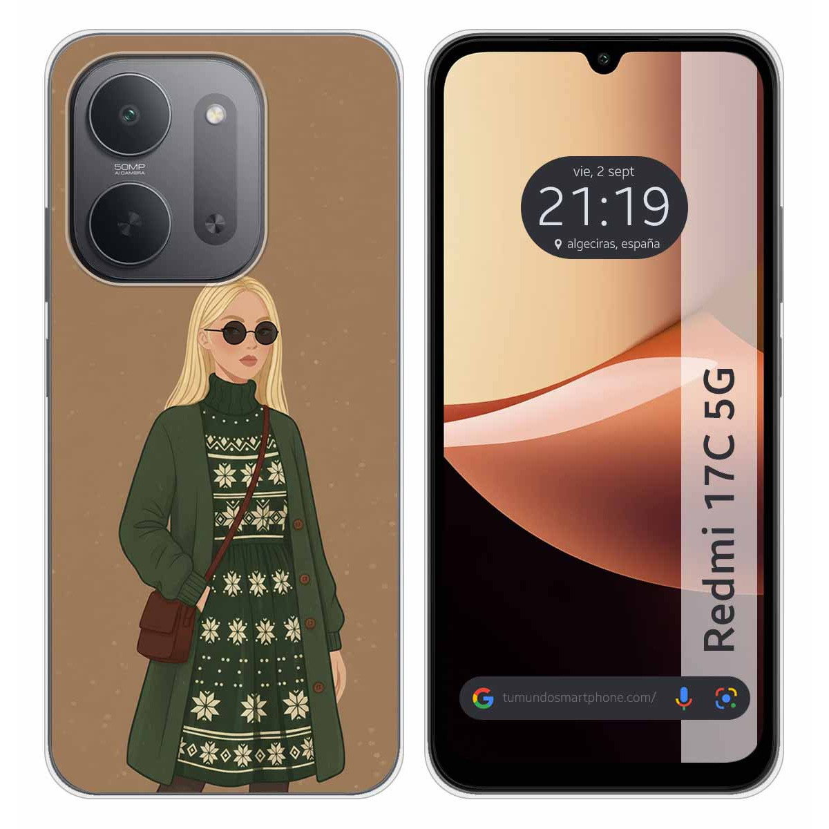Funda Silicona para Xiaomi Redmi 17C 5G diseño...