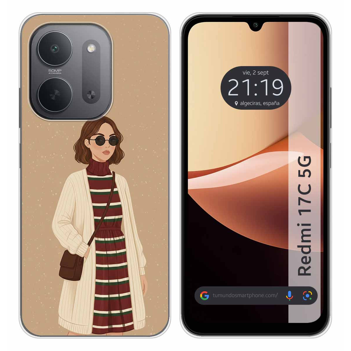 Funda Silicona para Xiaomi Redmi 17C 5G diseño...