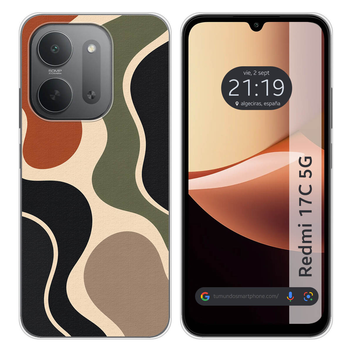 Funda Silicona para Xiaomi Redmi 17C 5G diseño...