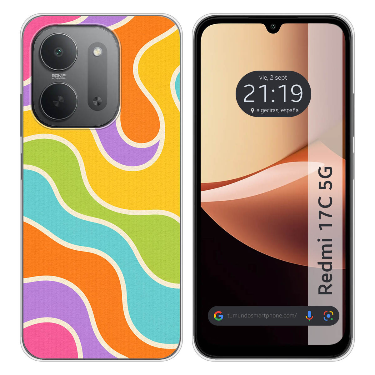 Funda Silicona para Xiaomi Redmi 17C 5G diseño...
