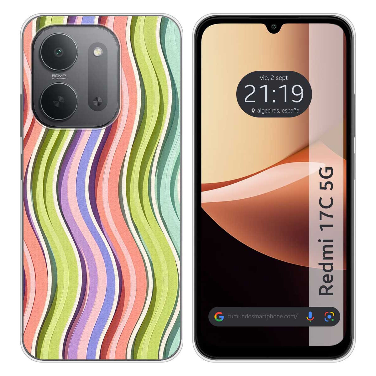 Funda Silicona para Xiaomi Redmi 17C 5G diseño...