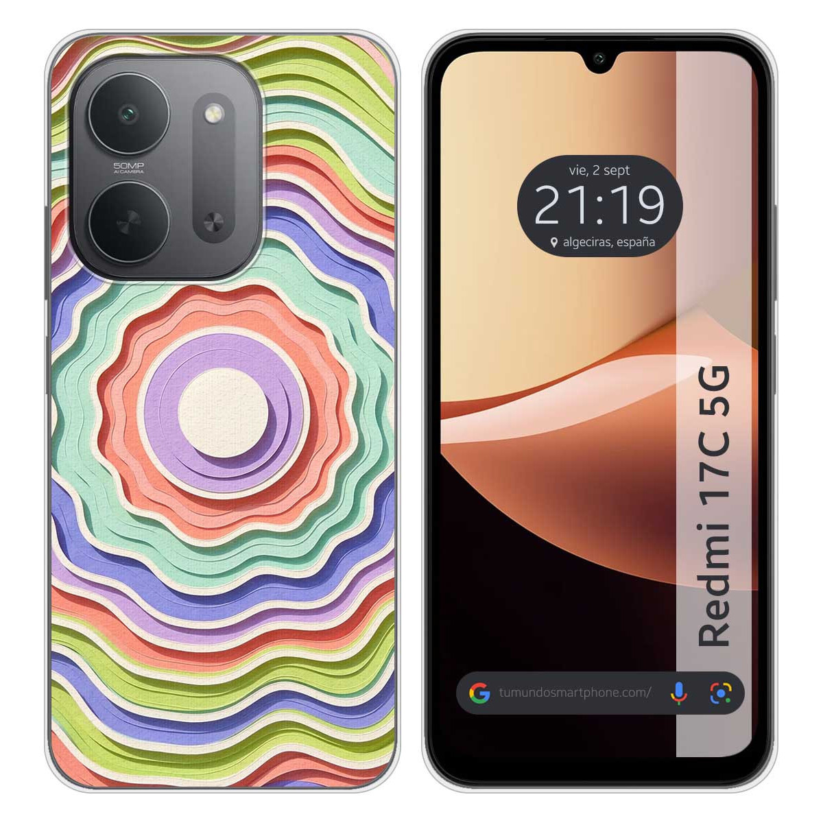 Funda Silicona para Xiaomi Redmi 17C 5G diseño...
