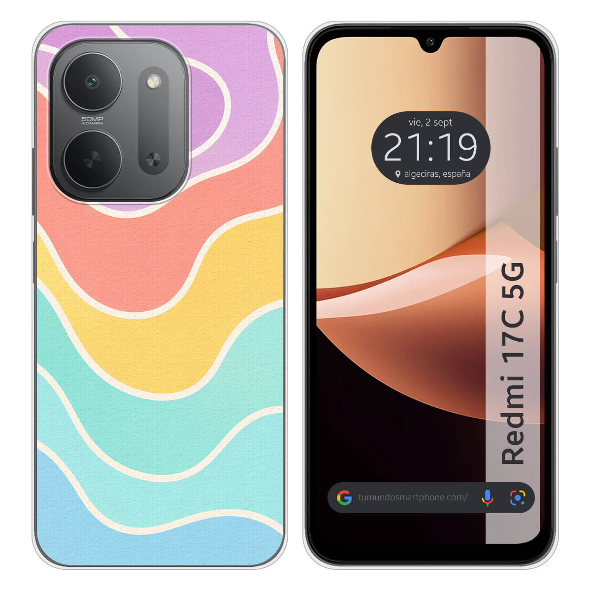 Funda Silicona para Xiaomi Redmi 17C 5G diseño...