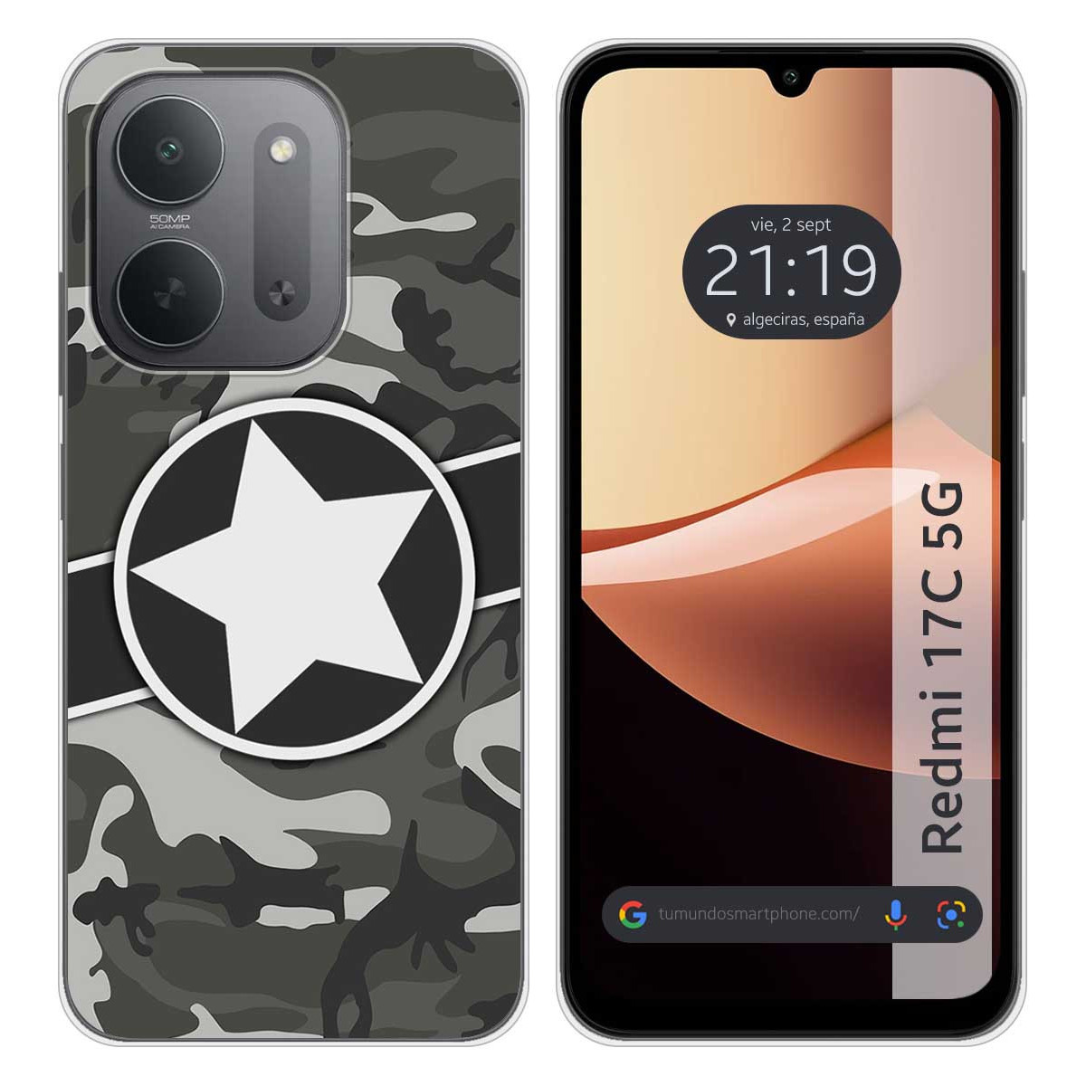 Funda Silicona para Xiaomi Redmi 17C 5G diseño...