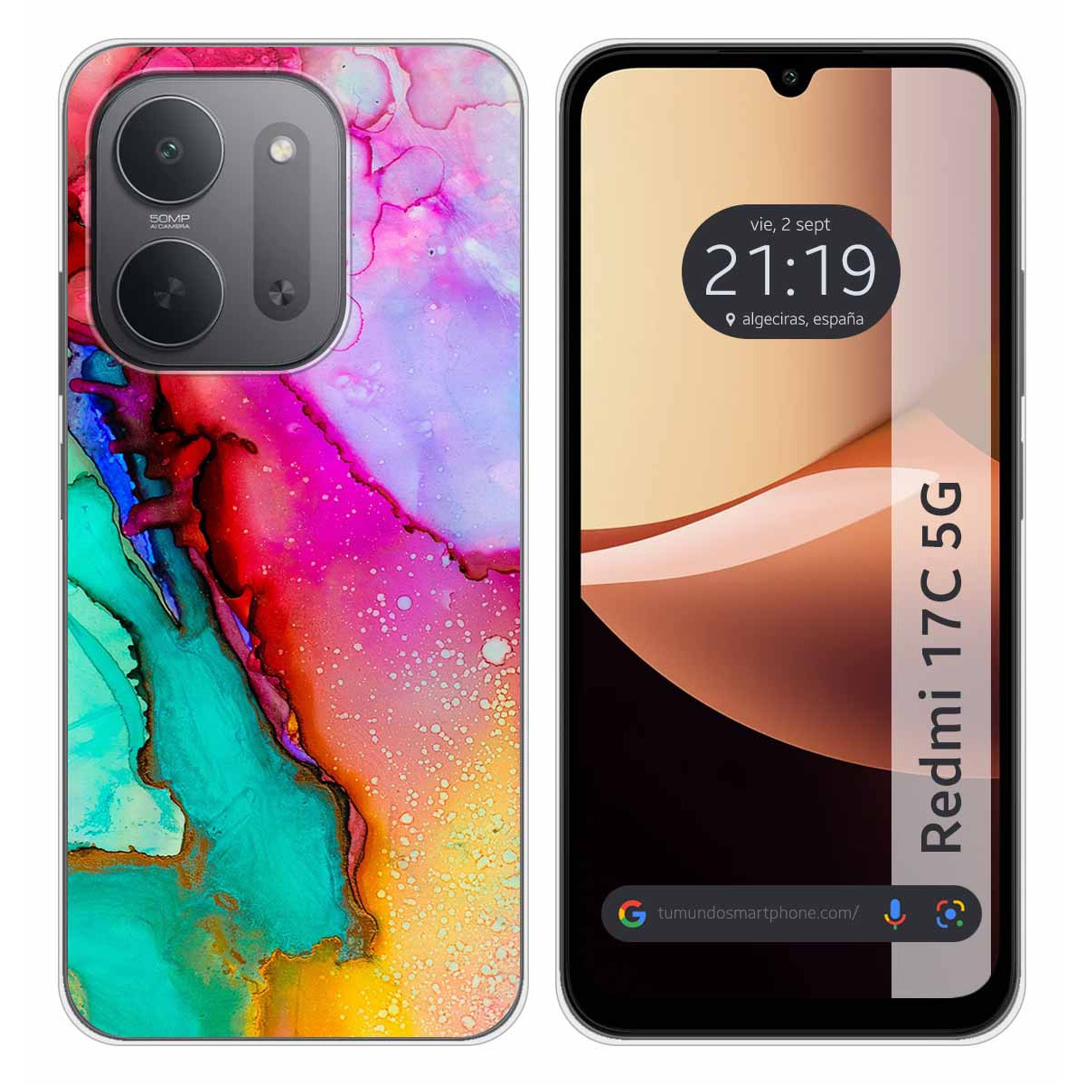 Funda Silicona para Xiaomi Redmi 17C 5G diseño...