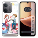 Funda Silicona para Xiaomi Redmi 17C 5G diseño Café Dibujos
