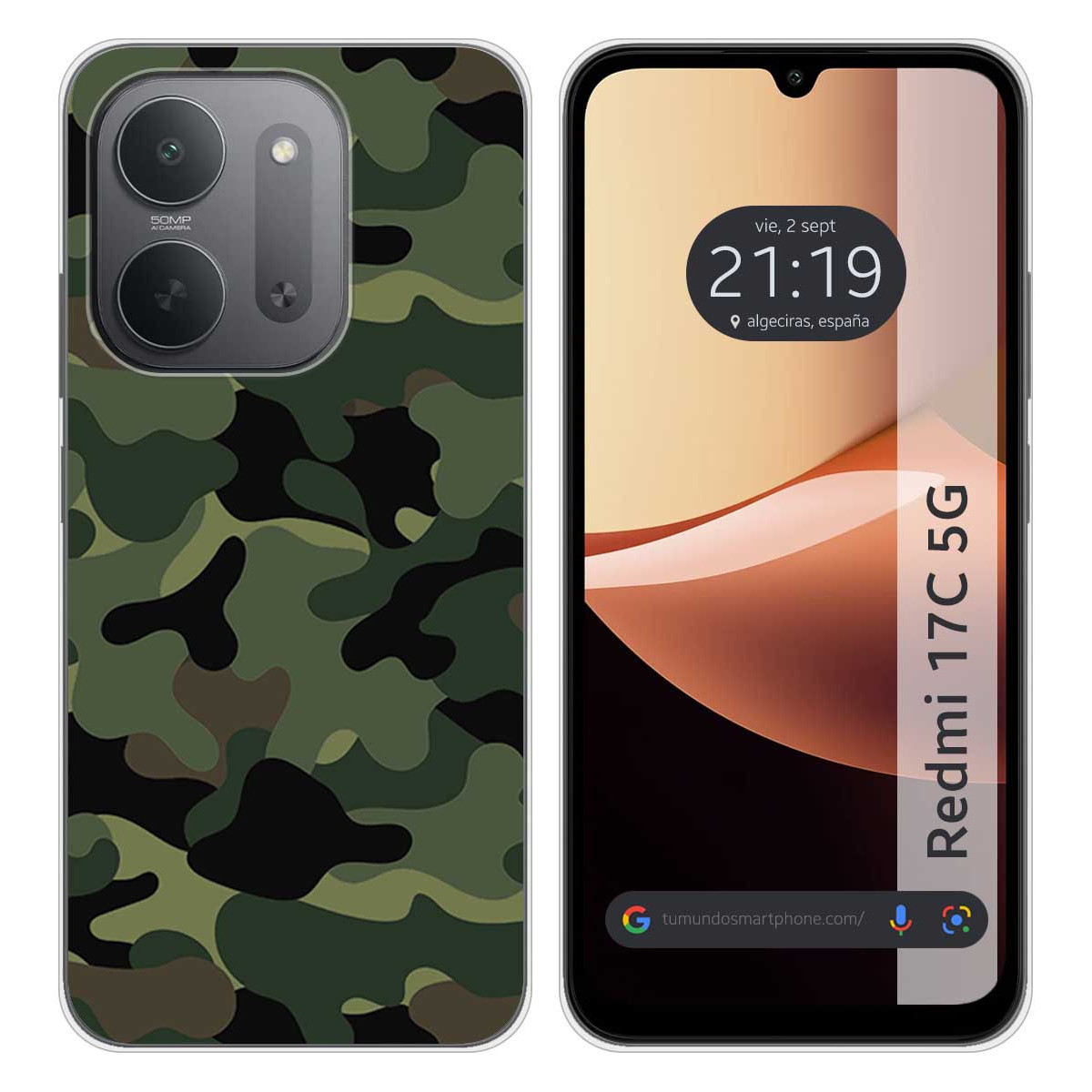 Funda Silicona para Xiaomi Redmi 17C 5G diseño...