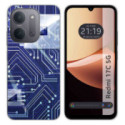 Funda Silicona para Xiaomi Redmi 17C 5G diseño Circuito Dibujos
