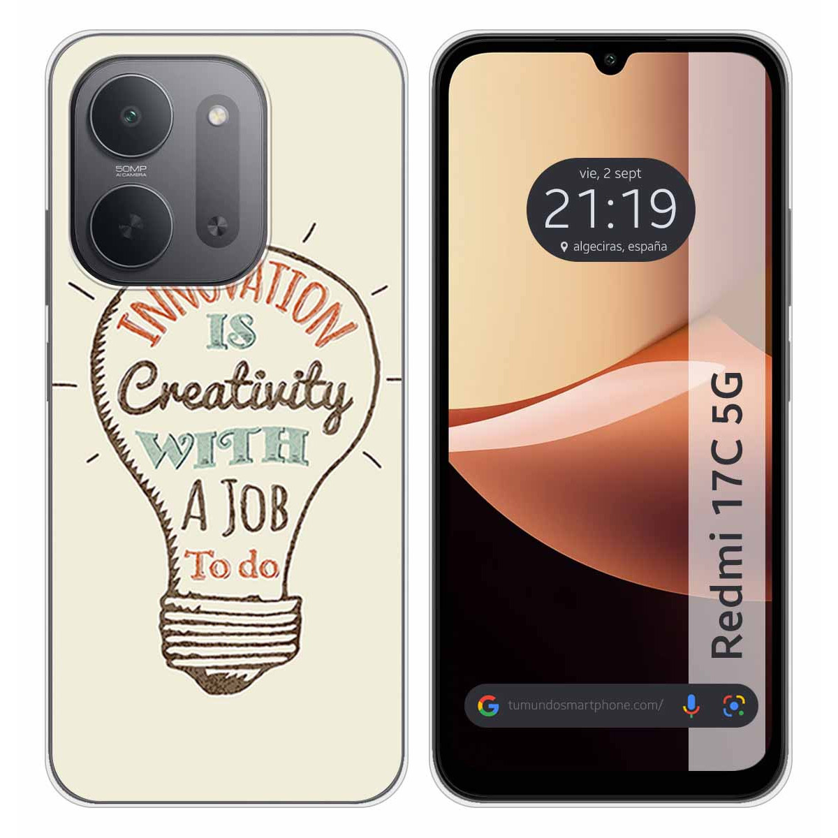 Funda Silicona para Xiaomi Redmi 17C 5G diseño...