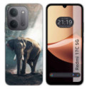 Funda Silicona para Xiaomi Redmi 17C 5G diseño Elefante Dibujos