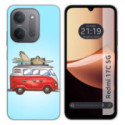Funda Silicona para Xiaomi Redmi 17C 5G diseño Furgoneta Dibujos