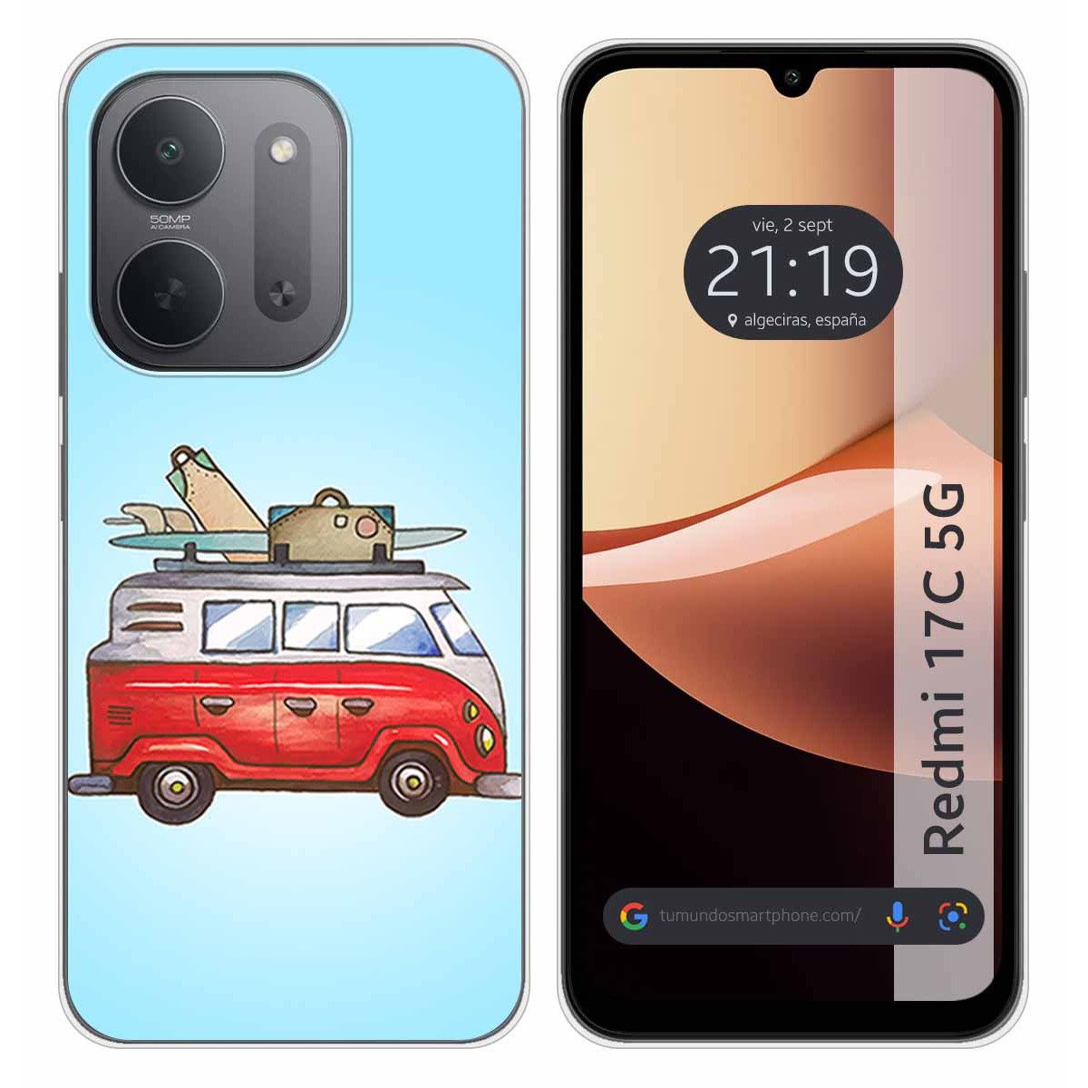 Funda Silicona para Xiaomi Redmi 17C 5G diseño...
