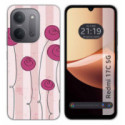 Funda Silicona para Xiaomi Redmi 17C 5G diseño Flores Vintage Dibujos